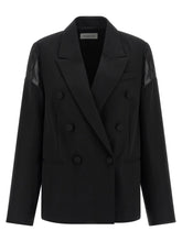 Armarium Black Virgin Wool Blazer - IT40