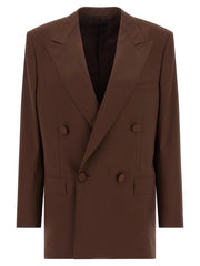 Armarium Brown Virgin Wool Blazer - IT40