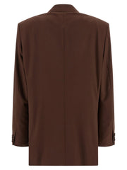 Armarium Brown Virgin Wool Blazer - IT40