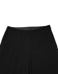 Aspesi Black High Waist Zip Straight Chino Trouser Pants - IT42|M