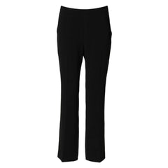 Aspesi Black High Waist Zip Straight Chino Trouser Pants - IT42|M