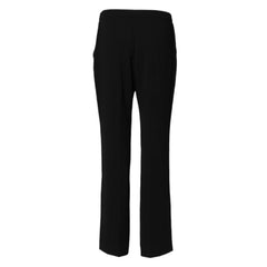 Aspesi Black High Waist Zip Straight Chino Trouser Pants - IT42|M