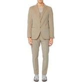 AT.P.CO Beige Cotton Men Suit - Suits
