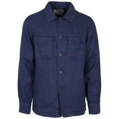 AT.P.CO Blue Linen Shirt - Shirts