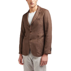 AT.P.CO Brown Linen Blazer - Sport Jackets