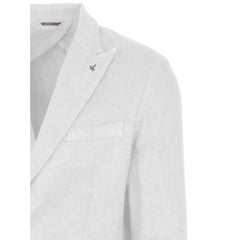 AT.P.CO White Linen Blazer - Sport Jackets