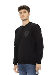 Automobili Lamborghini Black Cotton Men Sweater - Sweatshirts