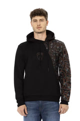 Automobili Lamborghini Black Cotton Men’s Hooded Sweater - S - Hoodies