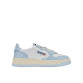 Autry Blue Leather Low Top Sneakers