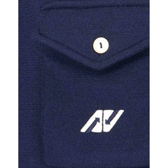 Autry Blue Nylon Cardigan