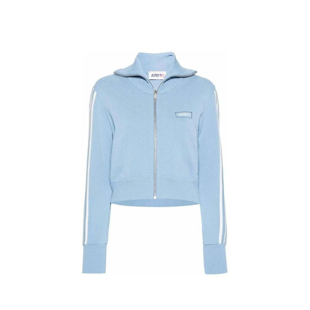 Autry Blue Nylon Cardigan