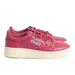 Autry Fuchsia Goatskin Women Sneaker - EU38/US8 - Sneakers