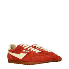 Autry Orange Leather Sneakers - EU36/US6