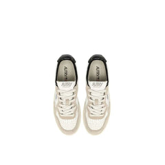 Autry White Goatskin Low Top Sneakers - Sneakers