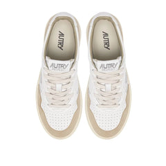 Autry White Goatskin Low Top Sneakers - EU39/US9