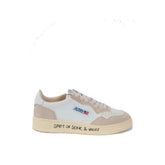 Autry White Goatskin Low Top Sneakers - EU41/US8
