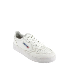 Autry White Leather Low Top Sneakers