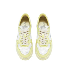 Autry White Leather Low Top Sneakers