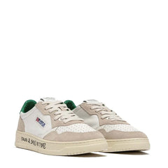 Autry White Leather Low Top Sneakers