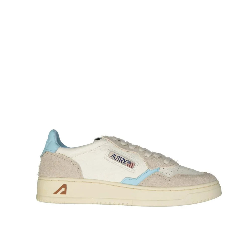 Autry White Leather Low Top Sneakers - Sneakers