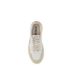 Autry White Leather Low Top Sneakers - EU40/US10 - Sneakers