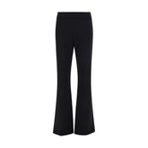 Avenue Montaigne Black Elastane Flared Pants