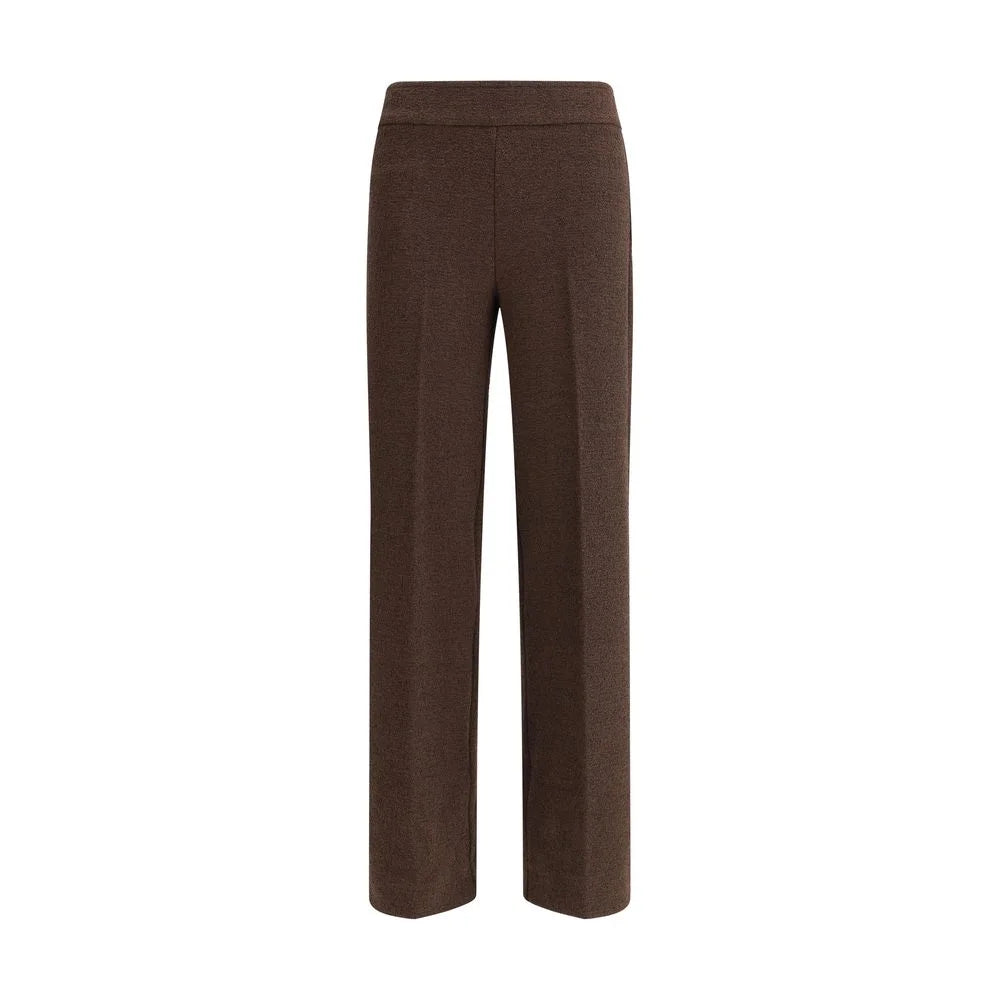 Avenue Montaigne Brown Polyester Casual Pants - 14