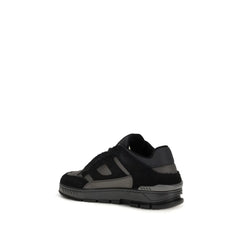 Axel Arigato Black Calf Leather Bos Taurus Athletic Sneakers
