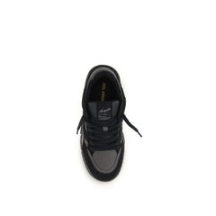 Axel Arigato Black Calf Leather Bos Taurus Athletic Sneakers