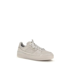 Axel Arigato Gray Calf Leather Bos Taurus Low Top Sneakers
