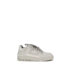 Axel Arigato White Calf Leather Bos Taurus Athletic Sneakers