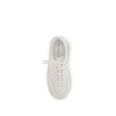 Axel Arigato White Calf Leather Bos Taurus Platform Sneakers