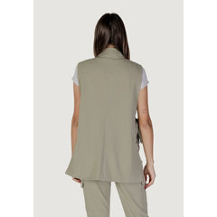 B.Young Green Polyester Waistcoat - IT36|XXS - Vests