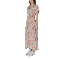 B.Young Multicolor Cotton Long - Dresses