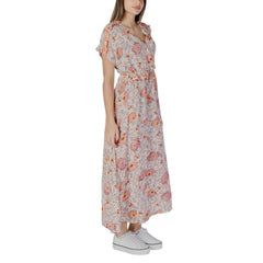 B.Young Multicolor Cotton Long - Dresses