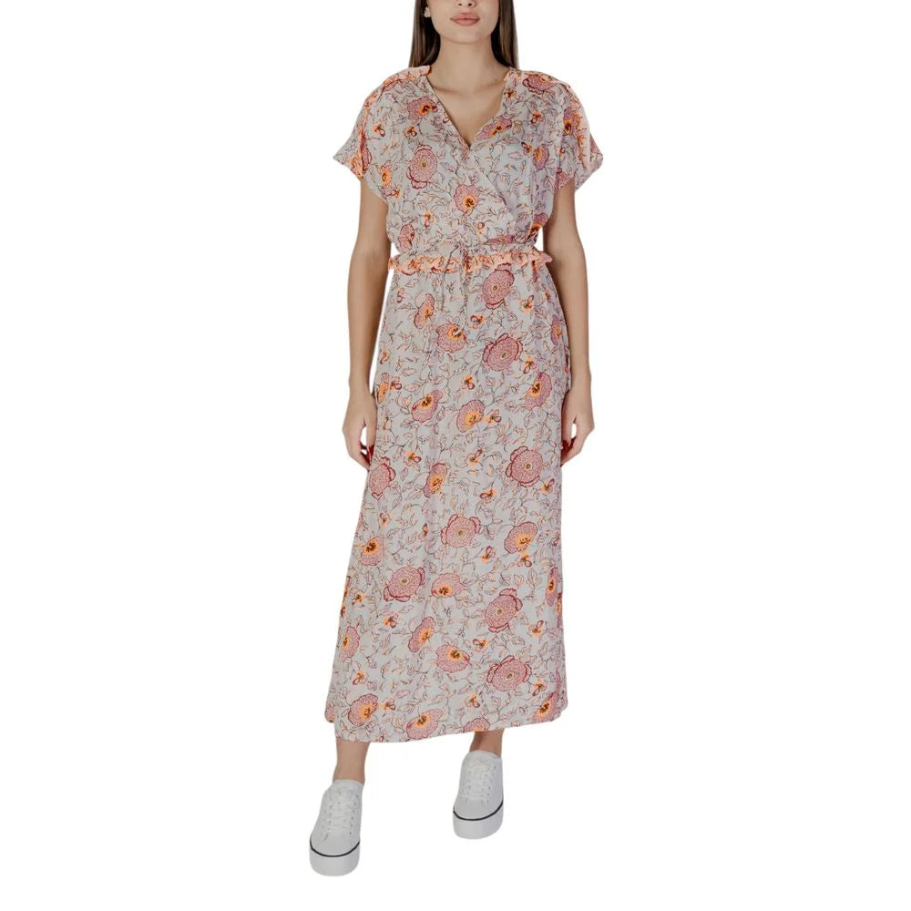 B.Young Multicolor Cotton Long - Dresses