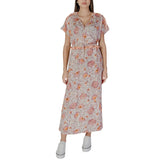 B.Young Multicolor Cotton Long - Dresses
