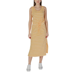 B.Young Yellow Cotton Long - Dresses