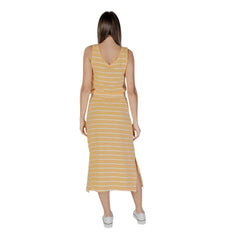 B.Young Yellow Cotton Long - Dresses