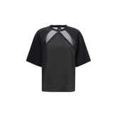 PINKO Black Cotton T-Shirt