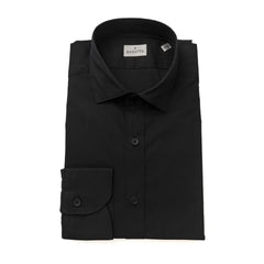 Bagutta Black Cotton Men Shirt - Shirts
