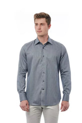 Bagutta Black Cotton Men Shirt - Shirts