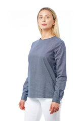Bagutta Blue Cotton Women Shirt - L - Blouses