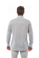 Bagutta Gray Cotton Men Shirt - Shirts