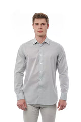 Bagutta Gray Cotton Men Shirt - Shirts