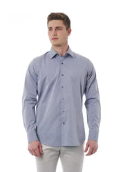 Bagutta Gray Cotton Men Shirt - Shirts