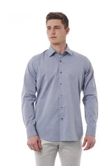 Bagutta Gray Cotton Men Shirt - Shirts