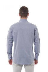 Bagutta Gray Cotton Men Shirt - Shirts