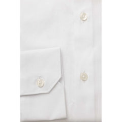 Bagutta White Cotton Men’s Classic Shirt - XXL - Shirts