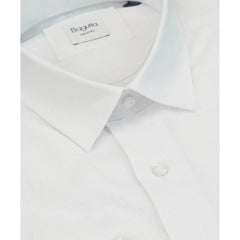 Bagutta White Linen Men Shirt - IT41 | L - Shirts